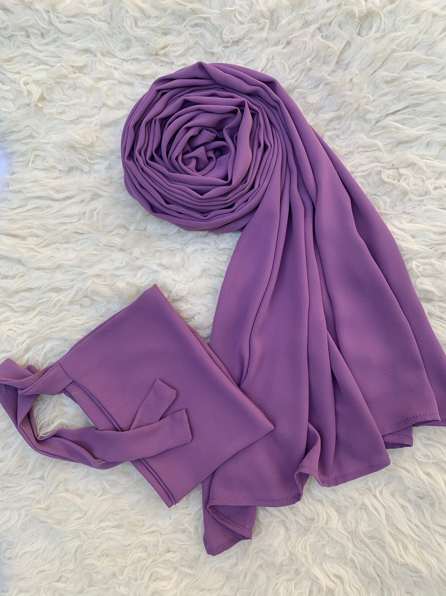 Eggplant- XL Hijab Niqab Set