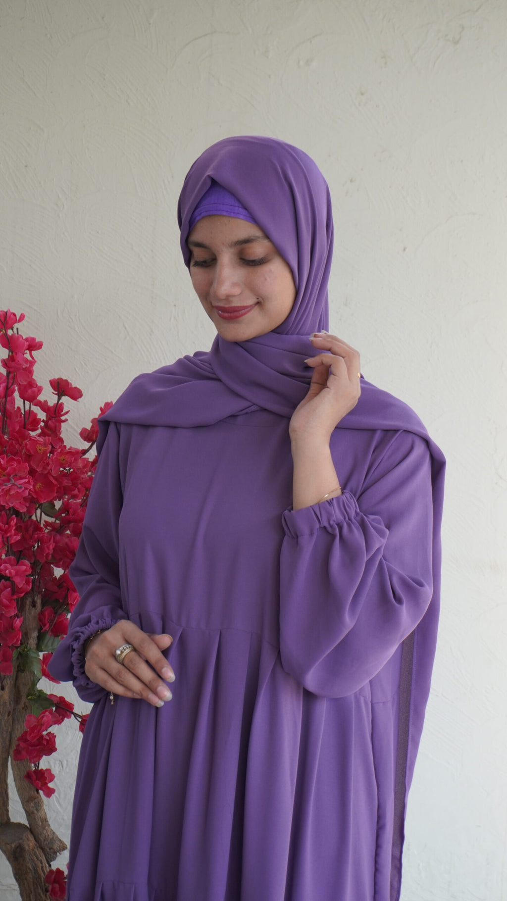 Modest Frock-Light Purple