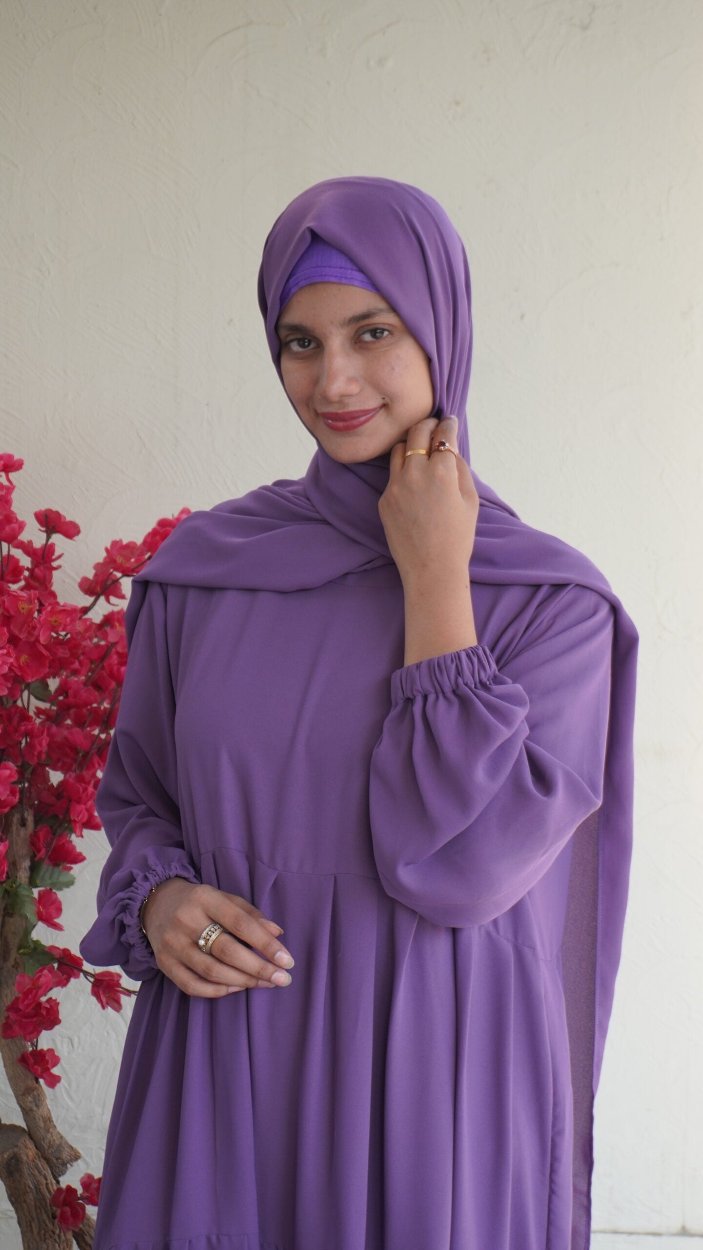 Modest Frock-Light Purple