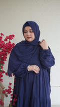 Modest Frock-Navy Blue