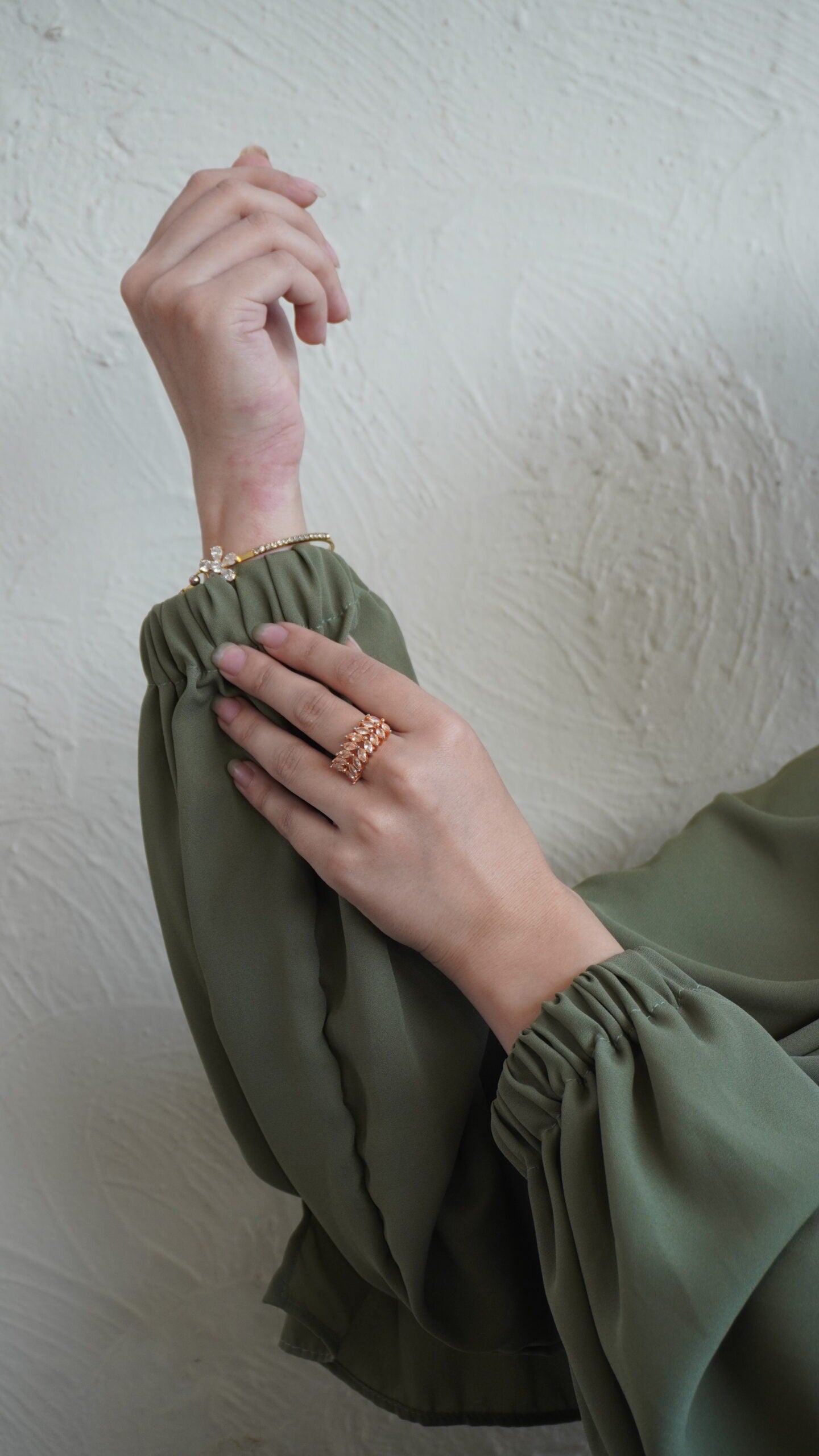 Modest Frock-Olive Green