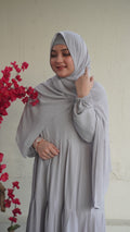 Modest Frock-Grey