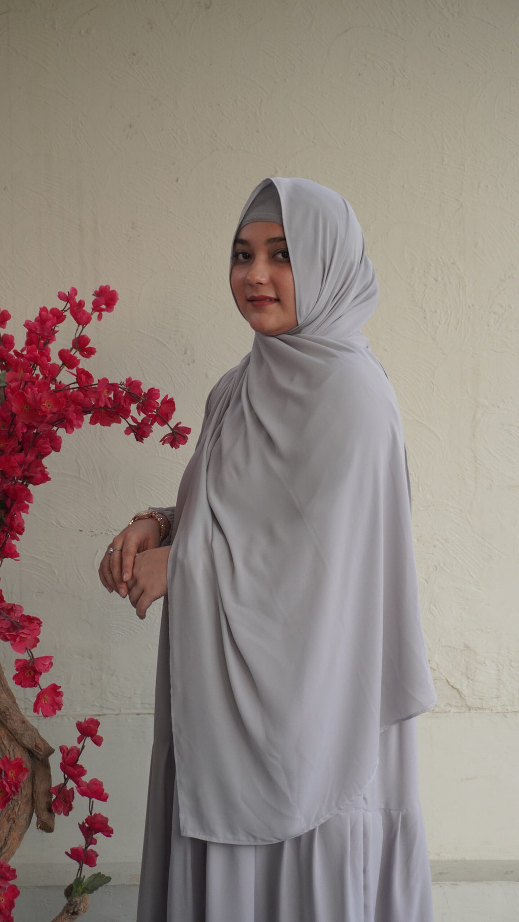 Modest Frock-Grey