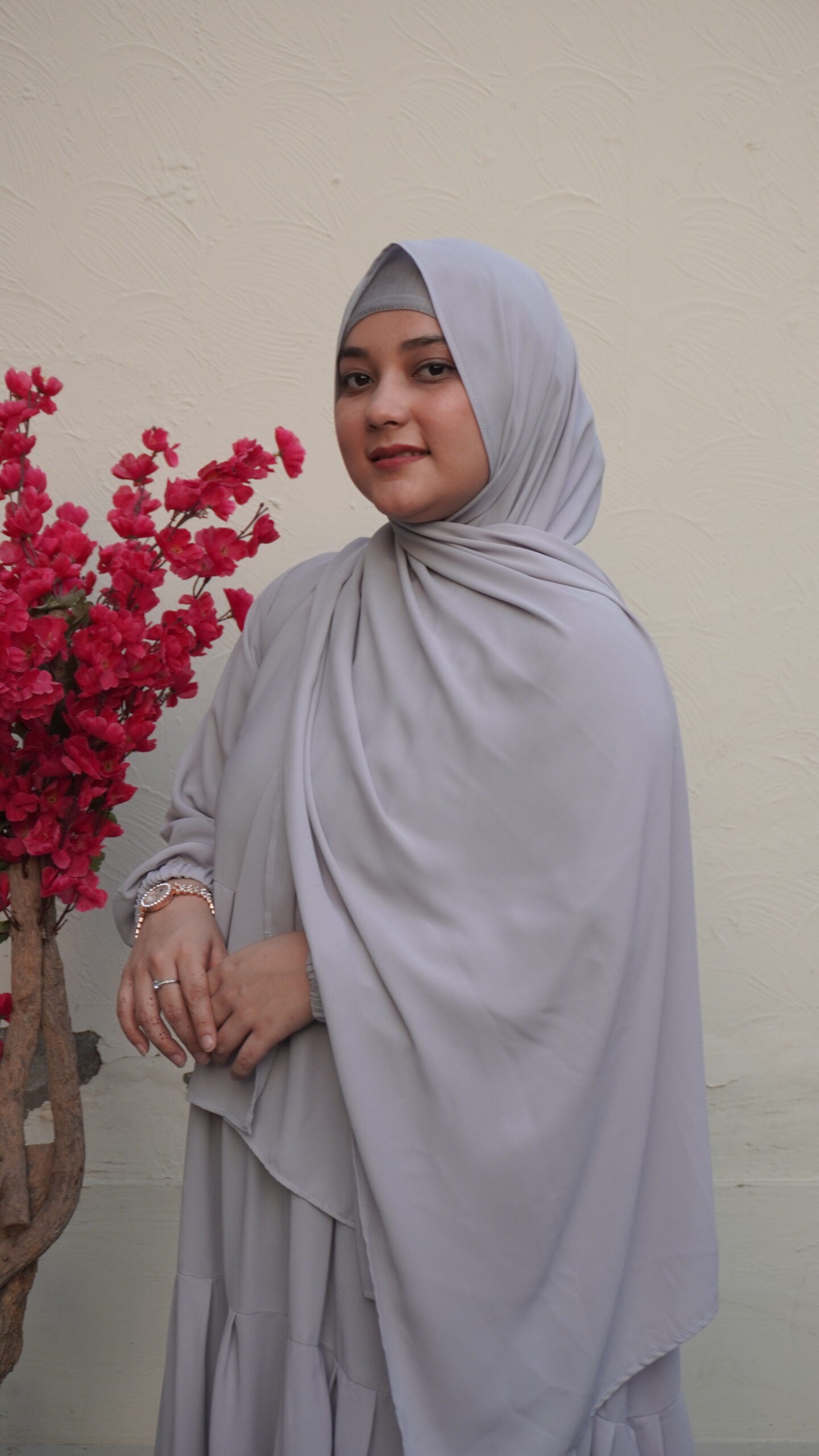 Modest Frock-Grey