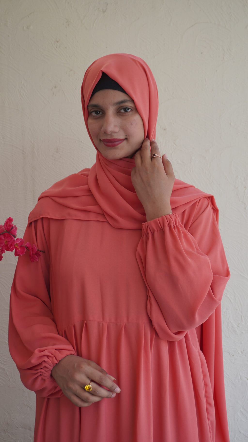 Modest Frock-Peachy Pink