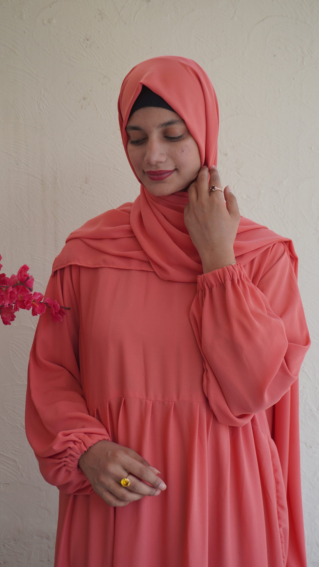 Modest Frock-Peachy Pink