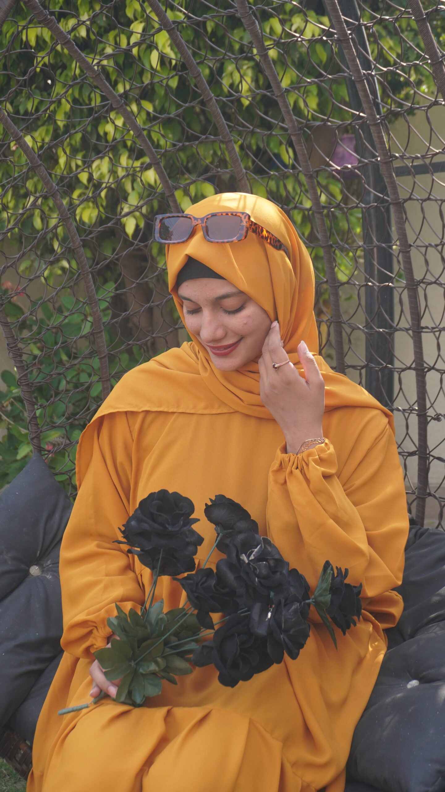 Modest Frock-Mustard