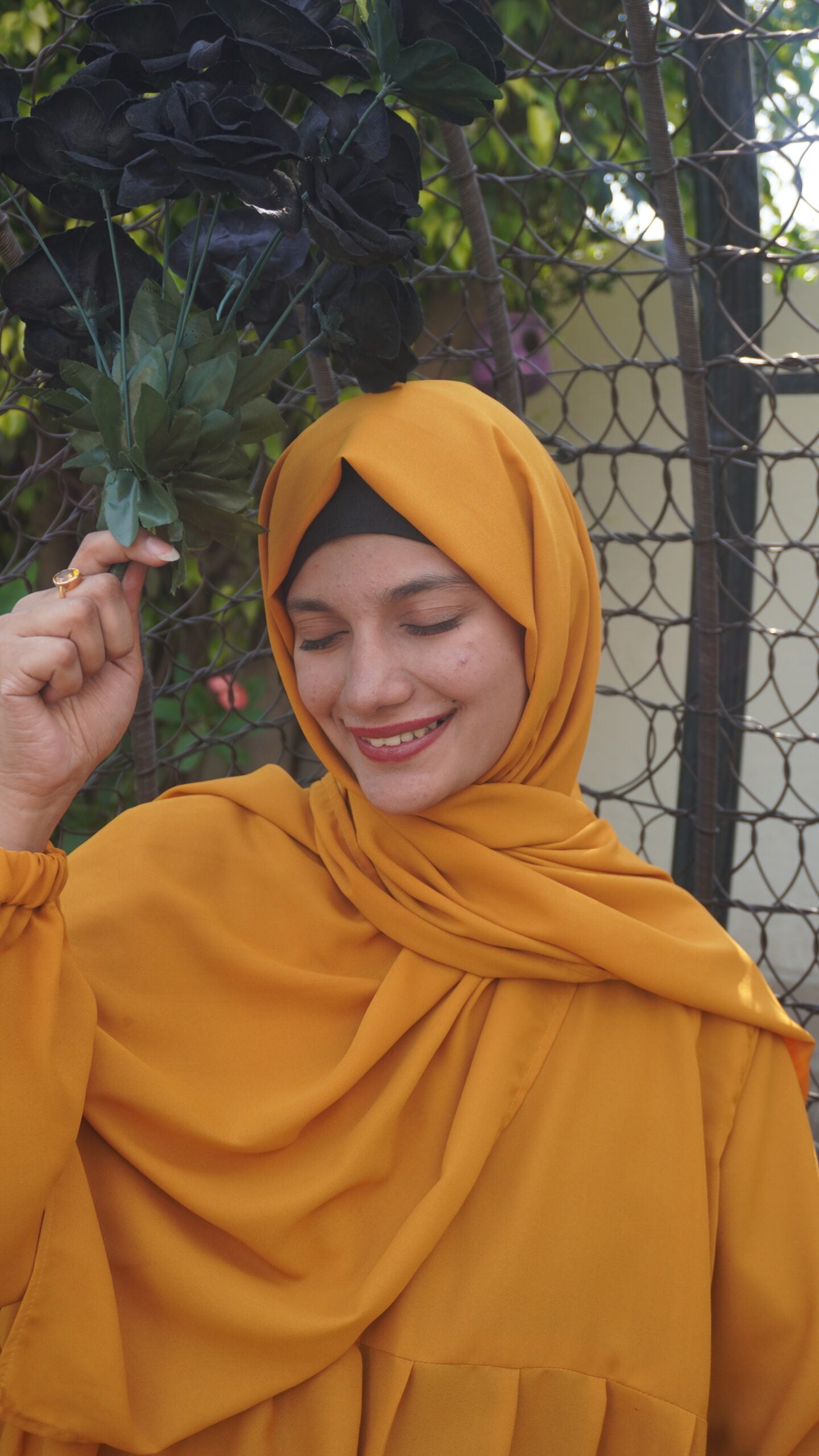 Modest Frock-Mustard