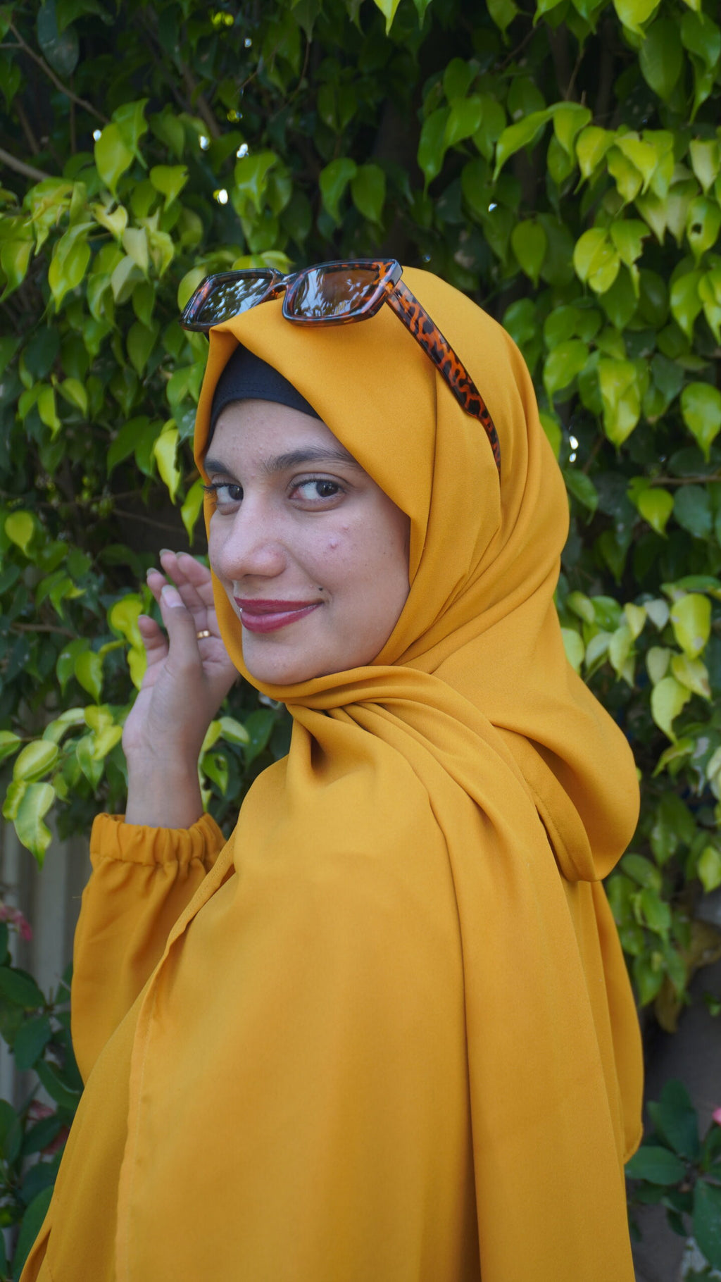 Modest Frock-Mustard