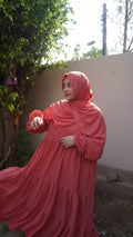 Modest Frock-Peachy Pink