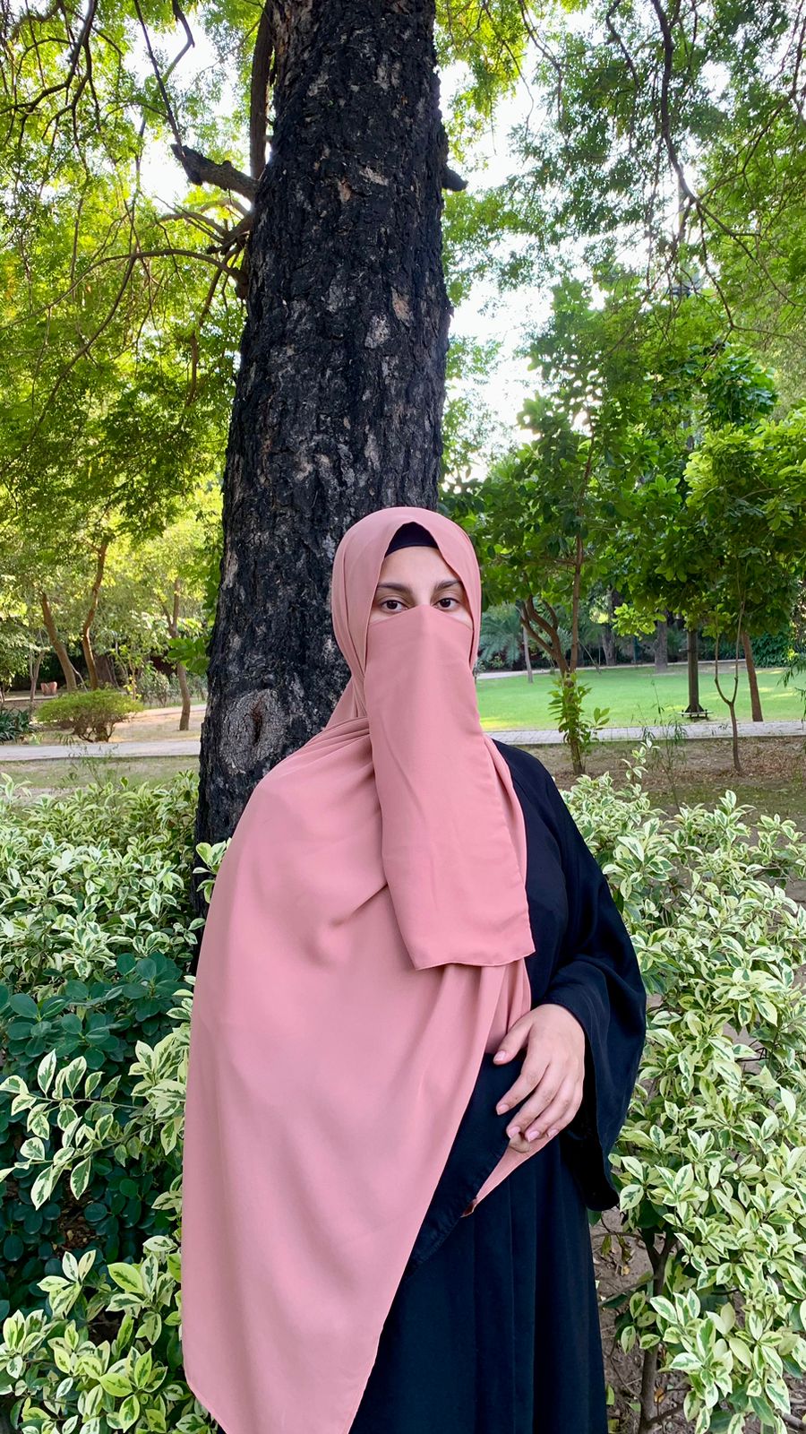 Double Georgette-Light Pink