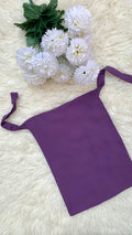 Tie Back Half Niqab- Light Purple