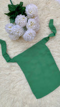 Tie Back Half Niqab- Pistachio
