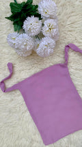 Tie Back Half Niqab- Lilac