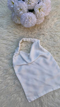 Elastic Half Niqab-White