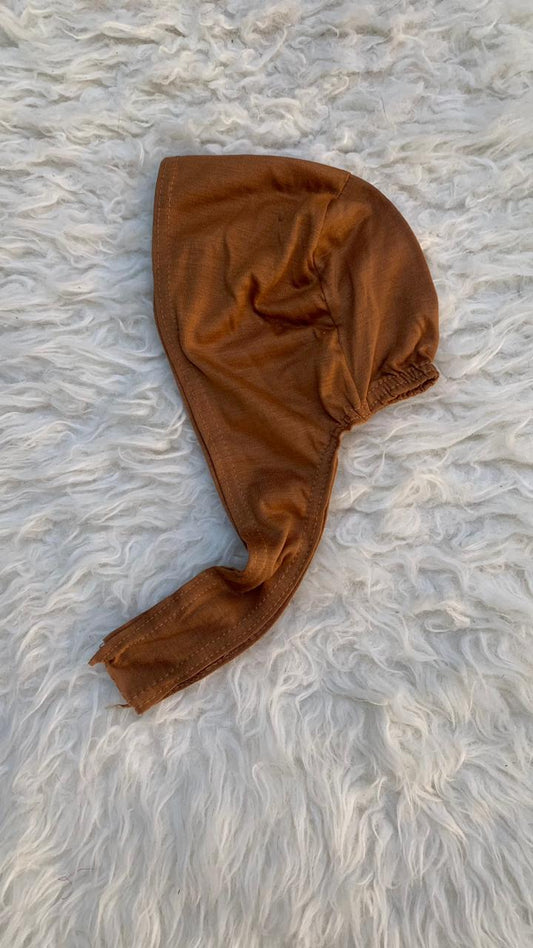 Underscarf Tie Back-Wood Brown