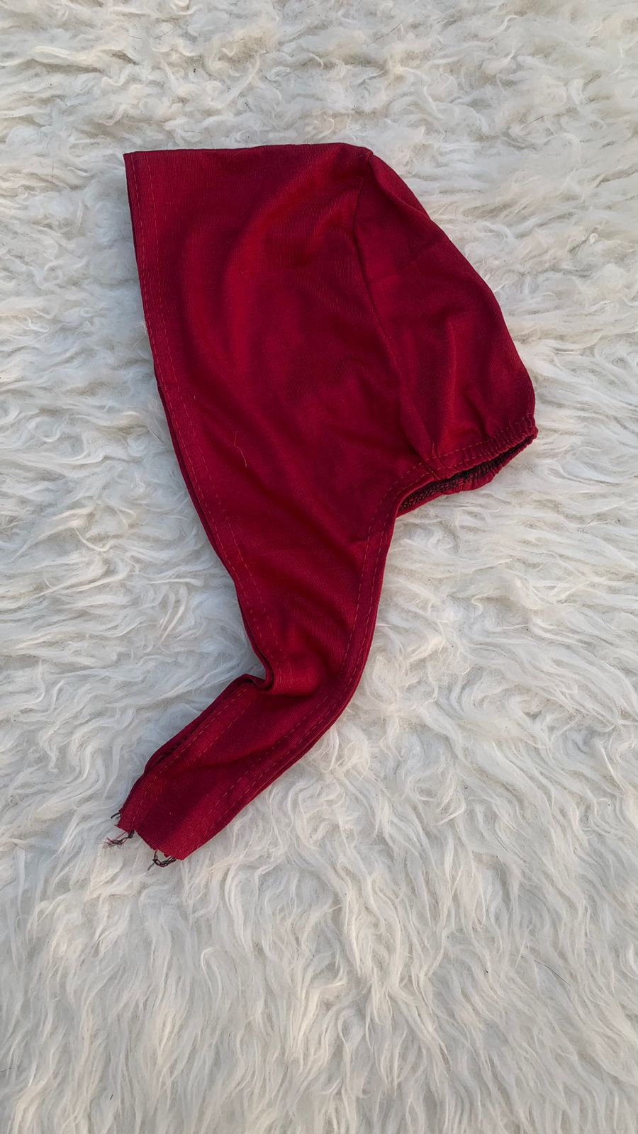 Underscarf Tie Back-Maroon