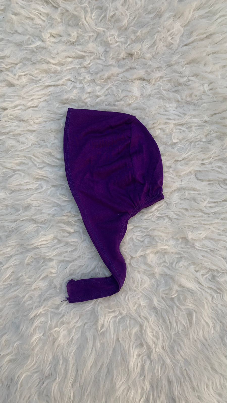 Underscarf Tie Back-Purple