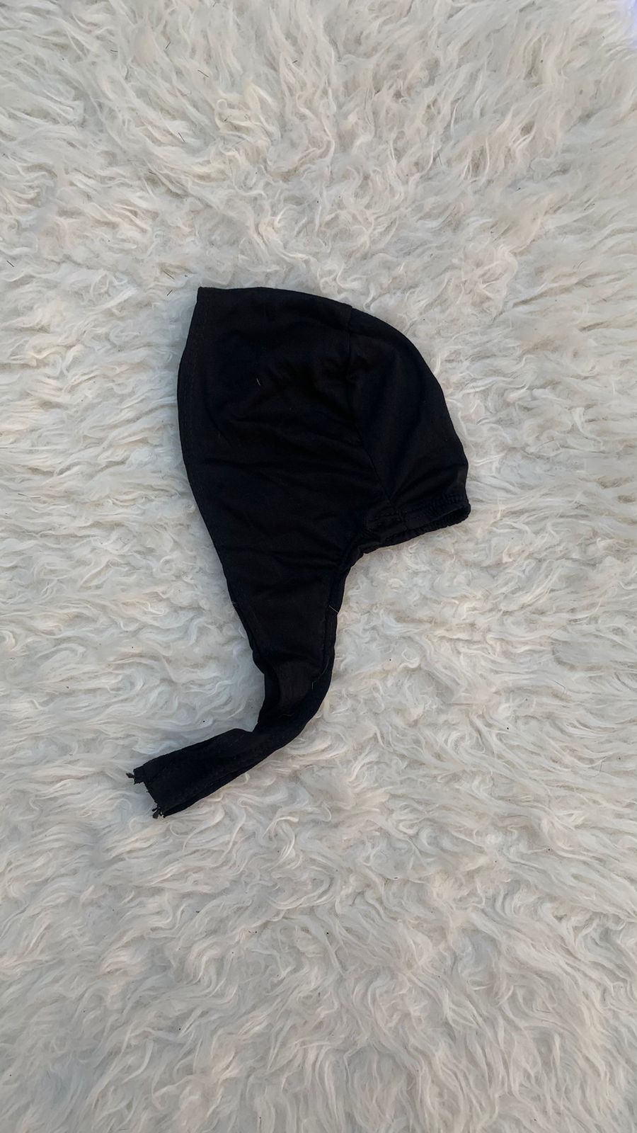 Underscarf Tie Back-Black