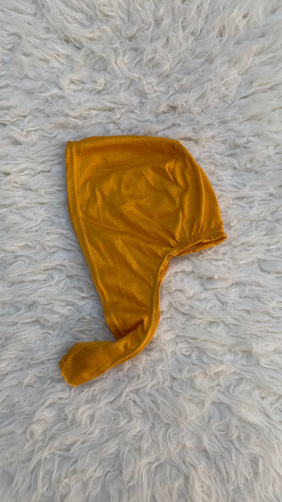 Underscarf Tie Back-Mustard
