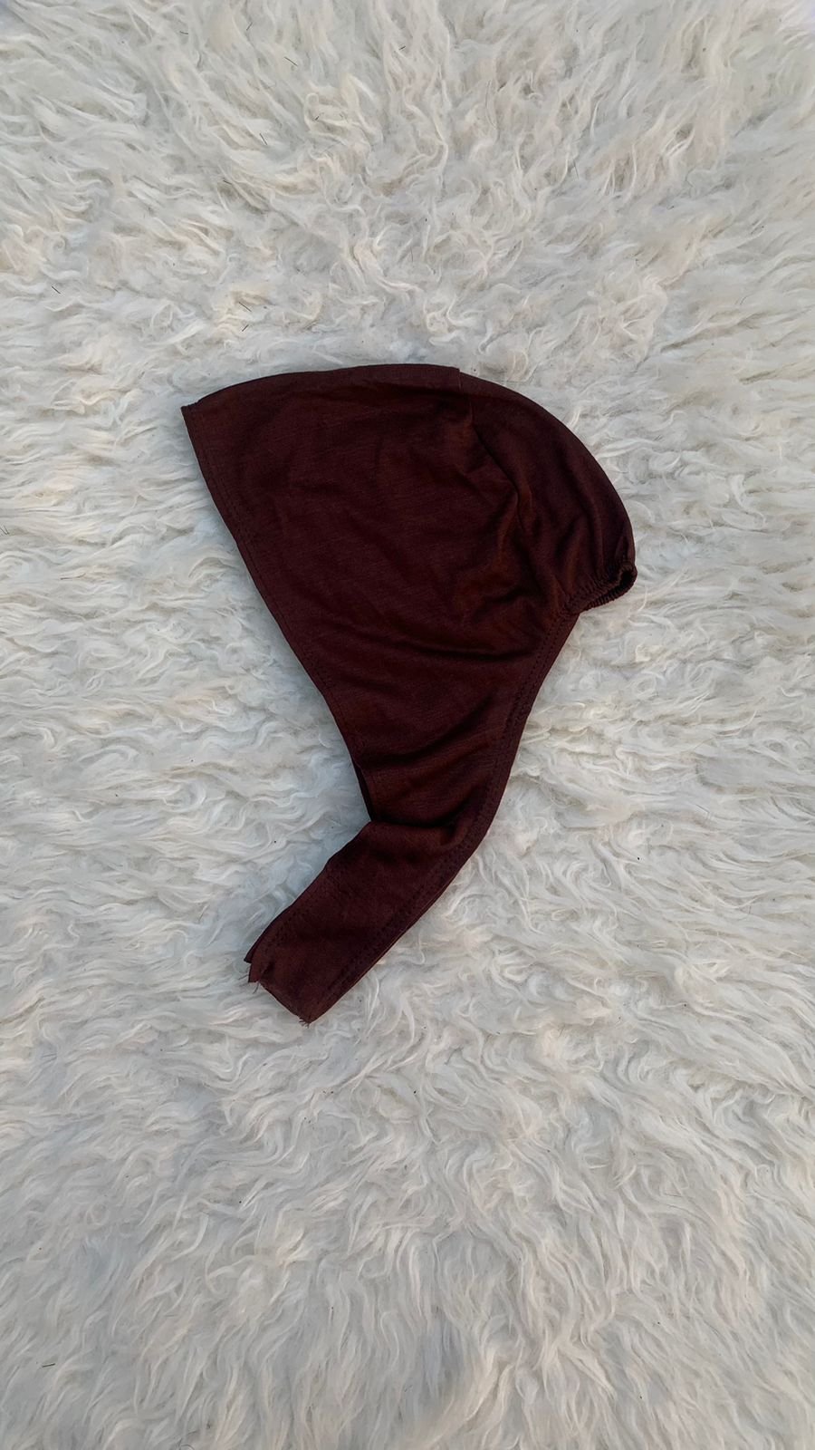 Underscarf Tie Back-Dark Brown