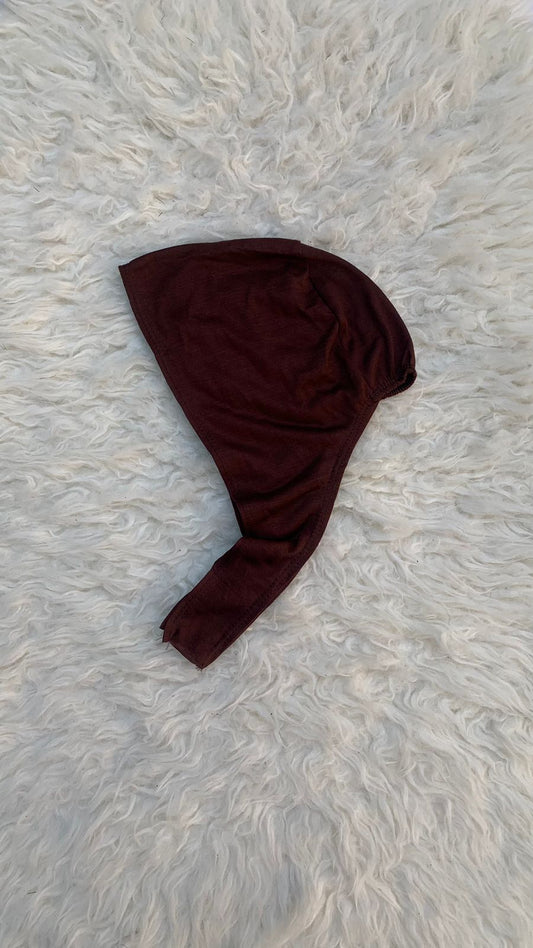 Underscarf Tie Back-Dark Brown