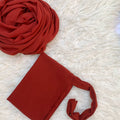 Georgette Chiffon-Rust