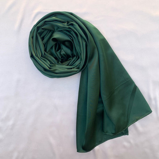 Lustre Silk-Bottle Green