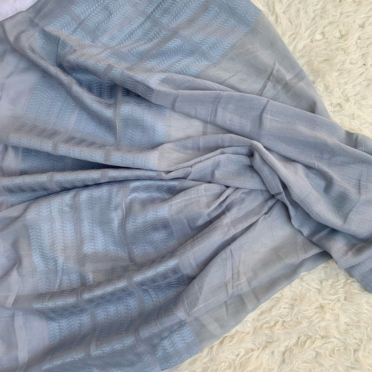 Jacquard Lawn-Grey