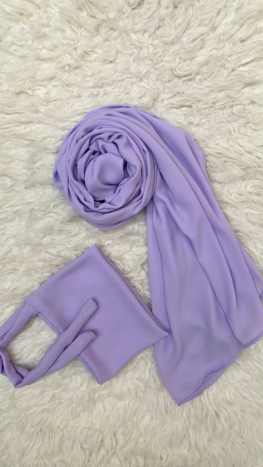 Double Georgette-Lavender