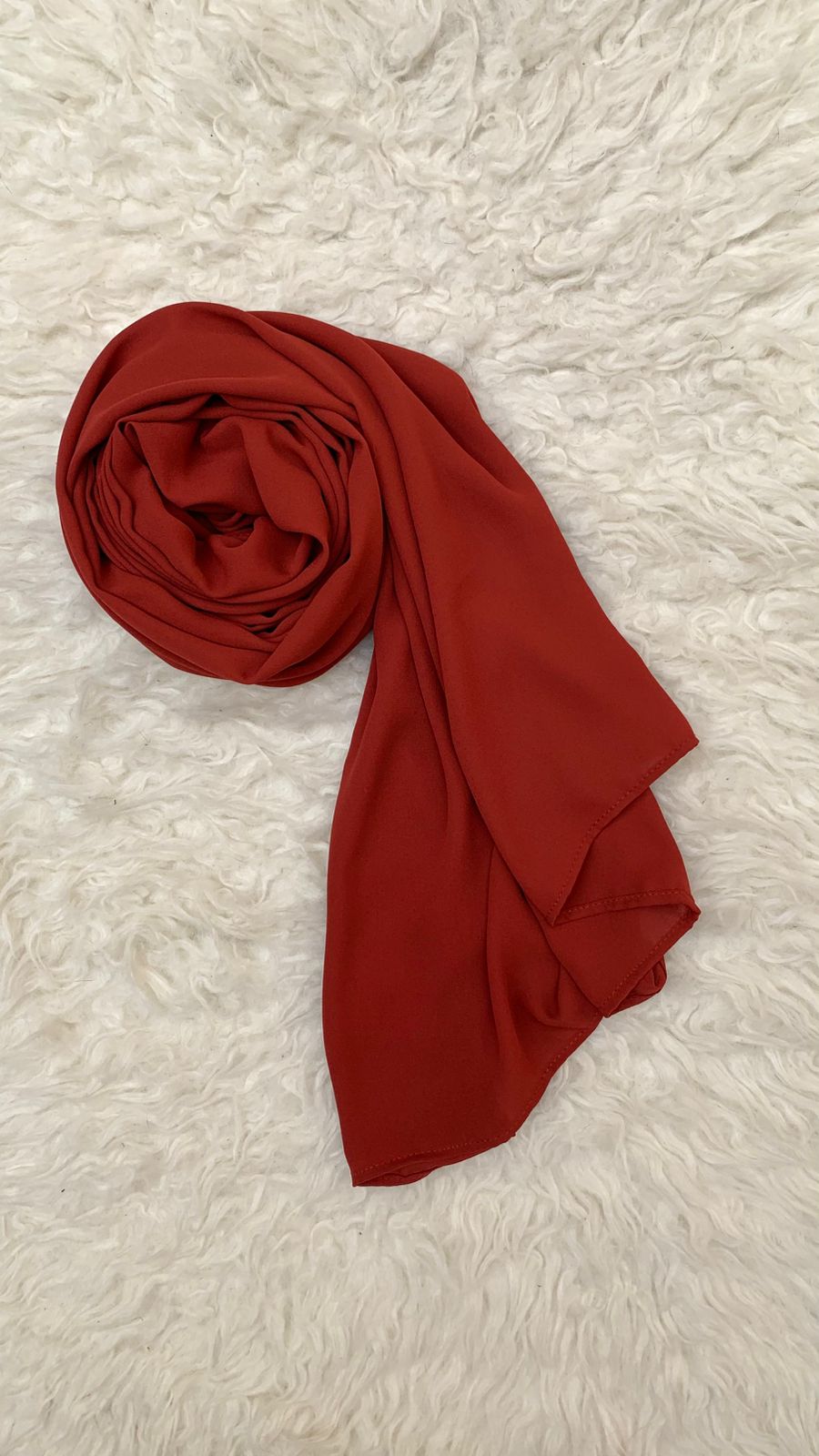 Rust-Double Georgette
