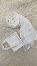 Double Georgette-White