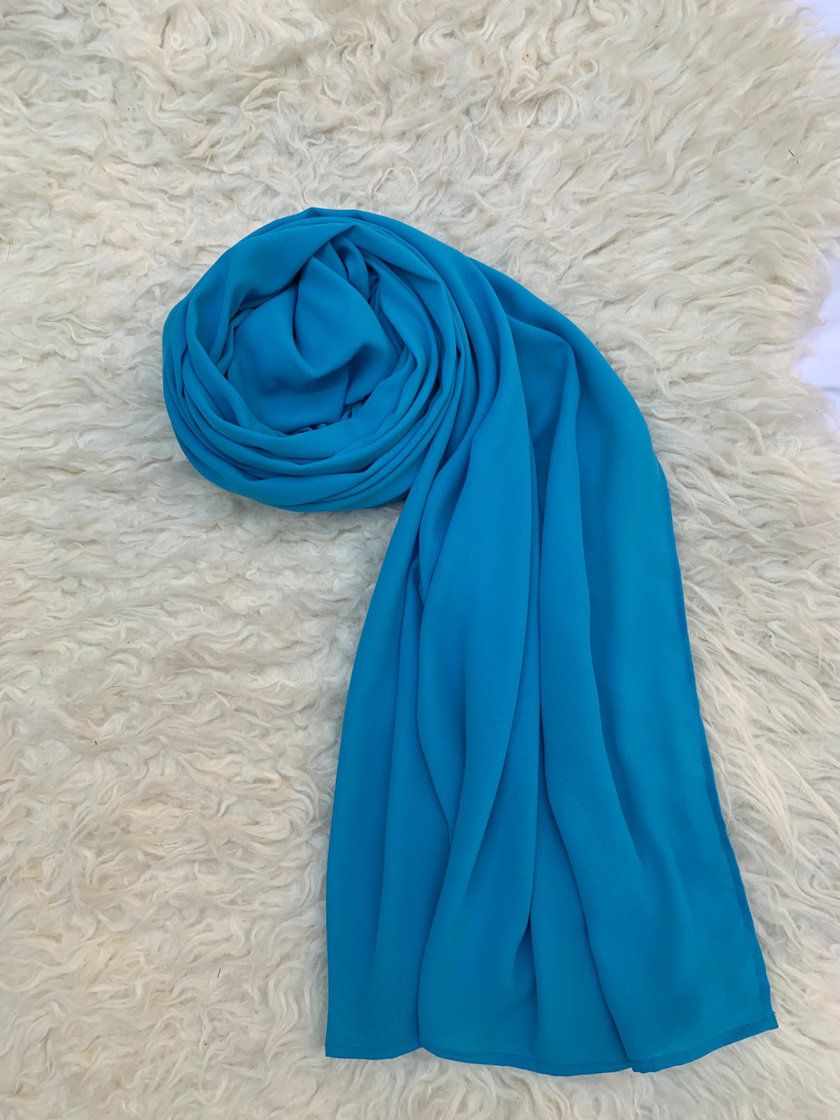 Sapphire Blue-Double Georgette