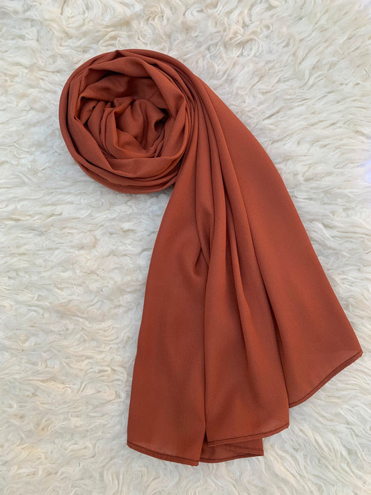 Terracotta-Double Georgette